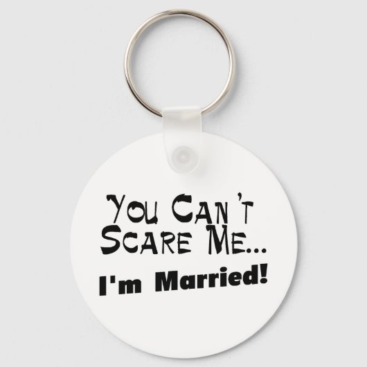 私が怖いとは思え結婚したない キーホルダー (正面)