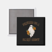 私が怖い幽霊ハロウィーンの衣装3 マグネット (正面/裏面)