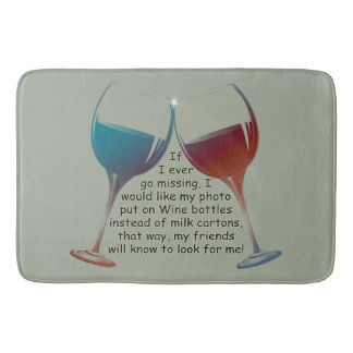 私が恋しく思うことを行けばバス・マットを言うおもしろい バスマット