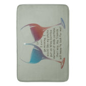 私が恋しく思うことを行けばバス・マットを言うおもしろい バスマット (正面縦)