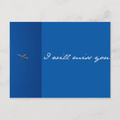 私が恋しく思! ポストカード (正面)