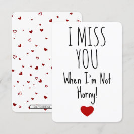 私が恋しく思Valentinesのカードではない場合でも サンキューカード