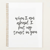 私が恐れたとき%2C私はあなたに信頼を置いた プランナー手帳 (正面)