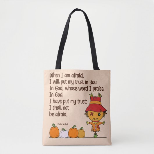 私が恐れているとかかし トートバッグ (正面)