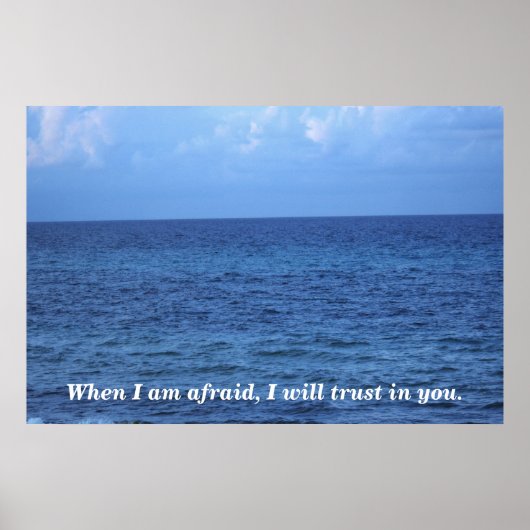 私が恐れている時 ポスター (正面)