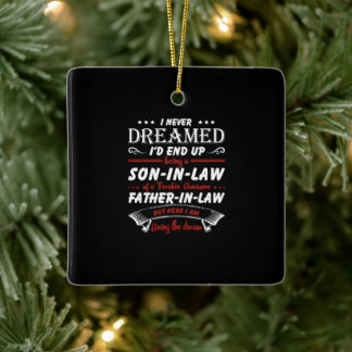 私が息子になるとは夢にも思わなかった – 法律 セラミックオーナメント