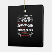 私が息子になるとは夢にも思わなかった – 法律 セラミックオーナメント (左)