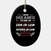 私が息子になるとは夢にも思わなかった – 法律 セラミックオーナメント (正面)