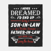 私が息子になるとは夢にも思わなかった – 法律 フリースブランケット (正面)