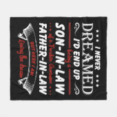 私が息子になるとは夢にも思わなかった – 法律 フリースブランケット (正面(横))