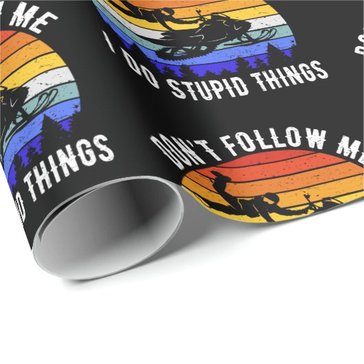 私が愚か後を追な事を行わない – Snowmobile I ラッピングペーパー (ロールコーナー)