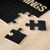 私が愚後を追かなことをするなヴィンテージ ジグソーパズル (側面)