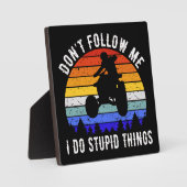 私が愚後を追かな事を行わない – Quad ATV I フォトプラーク (正面)