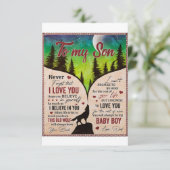 私が愛し忘れて決して – オオカミのパパに息子 サンキューカード (スタンド正面)