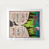 私が愛し忘れて決して – オオカミのパパに息子 タペストリー (正面(横))