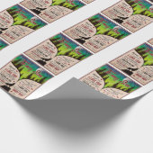 私が愛し忘れて決して – オオカミのパパに息子 ラッピングペーパー (角)