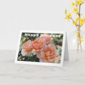 私が愛するもの「あなたについて」誕生日カード カード (黄色い花)