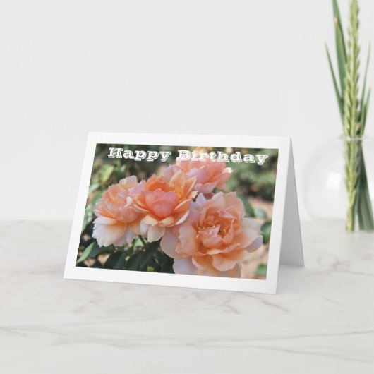 私が愛するもの「あなたについて」誕生日カード カード (正面)