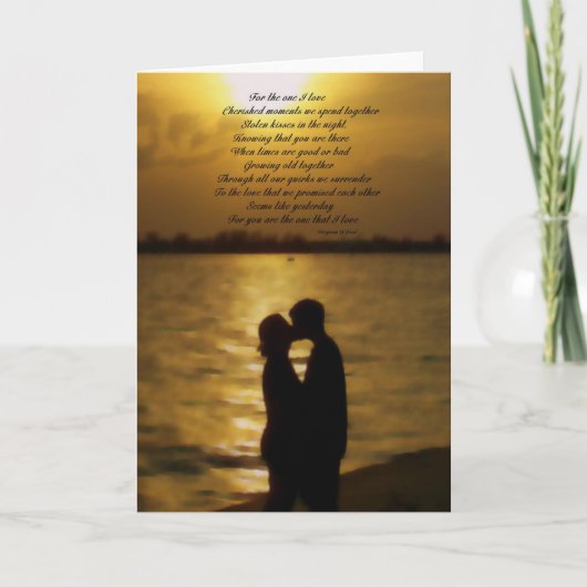 私が愛する人のために カード (正面)
