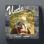 私が愛する叔父の写真 フォトプラーク<br><div class="desc">一パーソナライズされた枚の写真プラークおじさん文字は変えられない。木目の素朴テクスチャの背景愛読してる – あなたの名前。任意のメッセージに変読更することができる。</div>