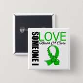 私が愛する腎臓病は治療を必要とする 缶バッジ (正面&裏面)