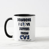 私が愛する誰か…CVSマグカップ マグカップ (左)