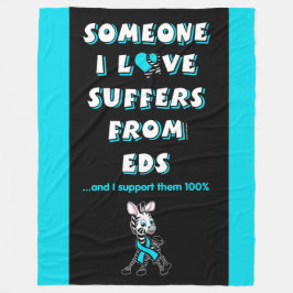私が愛する誰か…EDSフリースブランケット フリースブランケット