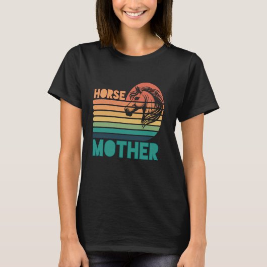 私が愛する馬乗り馬MOTH Tシャツ (正面)