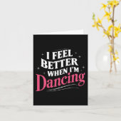 私が感じダンス・クレスの踊りの方が良い カード (黄色い花)