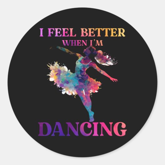 私が感じ踊りラブライン踊りFの場合は私が良い ラウンドシール (正面)