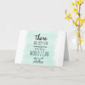 私が感謝してい醜い泣き叫びの時にそこに居たからだ カード (黄色い花)