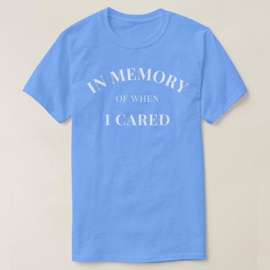 私が態度を見た時の記憶おもしろいの1 Tシャツ (デザイン正面)