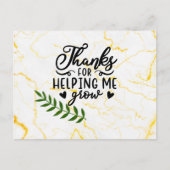 私が成長し救済てくれてありがとう ポストカード (正面)