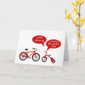 私が成長する父の日カード カード (黄色い花)