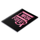 私が戦った乳がんと私は4年間の自由なカンクを獲得した ノートブック (左側)