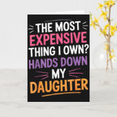 私が所有する中で最も高価なものは間違いなく私の娘 カード (黄色い花)