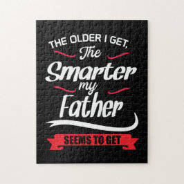 私が手に入れたより年上のパパのギフト頭が切れる ジグソーパズル