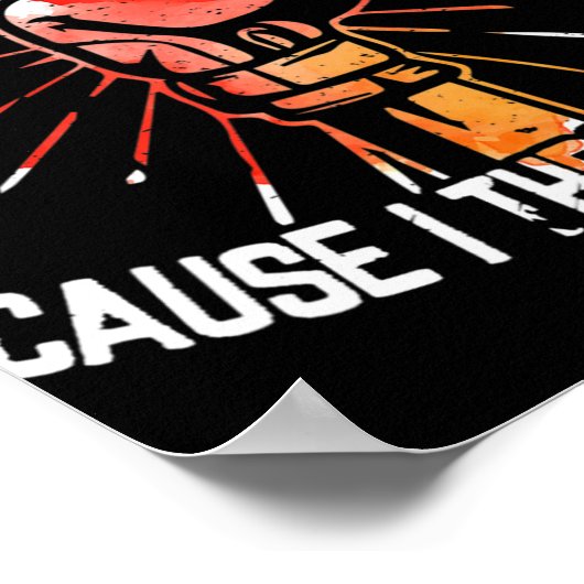 私が手を投げるようにイエスを試しなさい – Gift T-Shir ポスター (角)