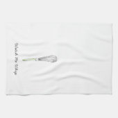 私が打つのを見て下さい キッチンタオル (横)