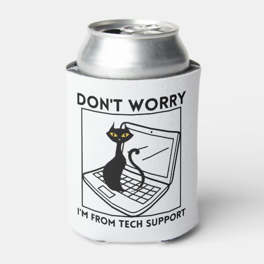 私が技術サポートの人であることを心配しない 缶クーラー (缶正面)