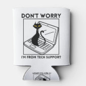 私が技術サポートの人であることを心配しない 缶クーラー (裏面)