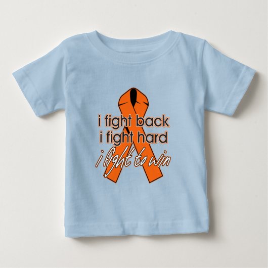 私が抵抗する白血病 ベビーTシャツ (正面)