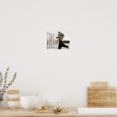 私が押し忘れつける過去は、ピリピ人への手紙3:14 ポスター (キッチン)