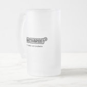 私が担当（妻がいないとき） フロストグラスビールジョッキ (正面左)