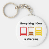 私が持っているものは充電だ キーホルダー (正面)