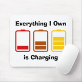 私が持っているものは充電だ マウスパッド (マウス)