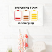 私が持っているものは充電だ 横断幕 (インサイチュ)