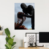 私が持っているもの離れプリント ポスター (ホームオフィス)