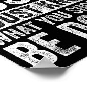 私が指示するのはただあなたがやるべきことを知っているから ポスター (角)
