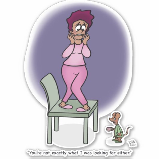 私が探しているものはカスタムない シール (正面)